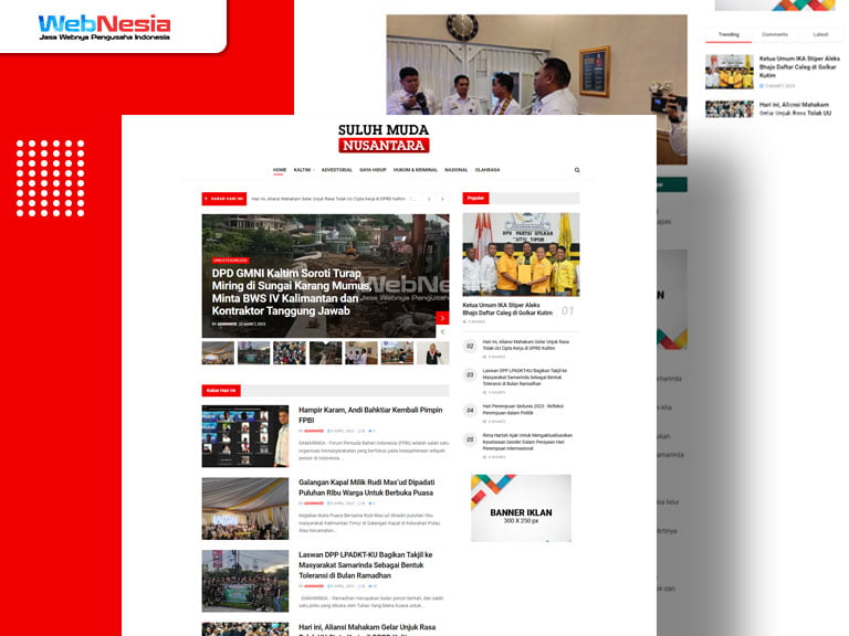 Jasa Pembuatan Website Portal Berita | WebNesia Developer